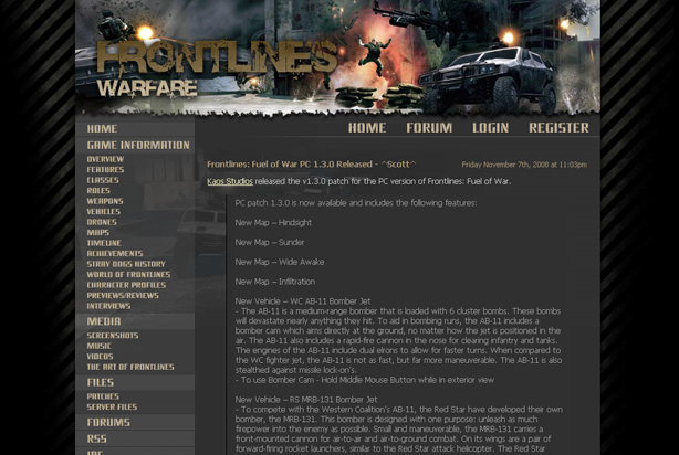 Frontlines Warfare