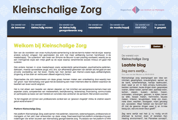 Kleinschalige Zorg