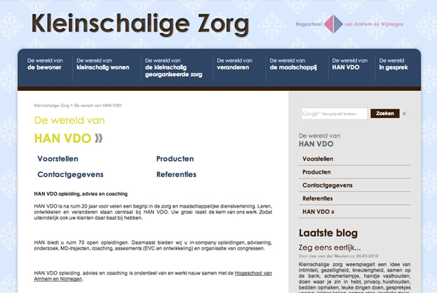 Kleinschalige Zorg